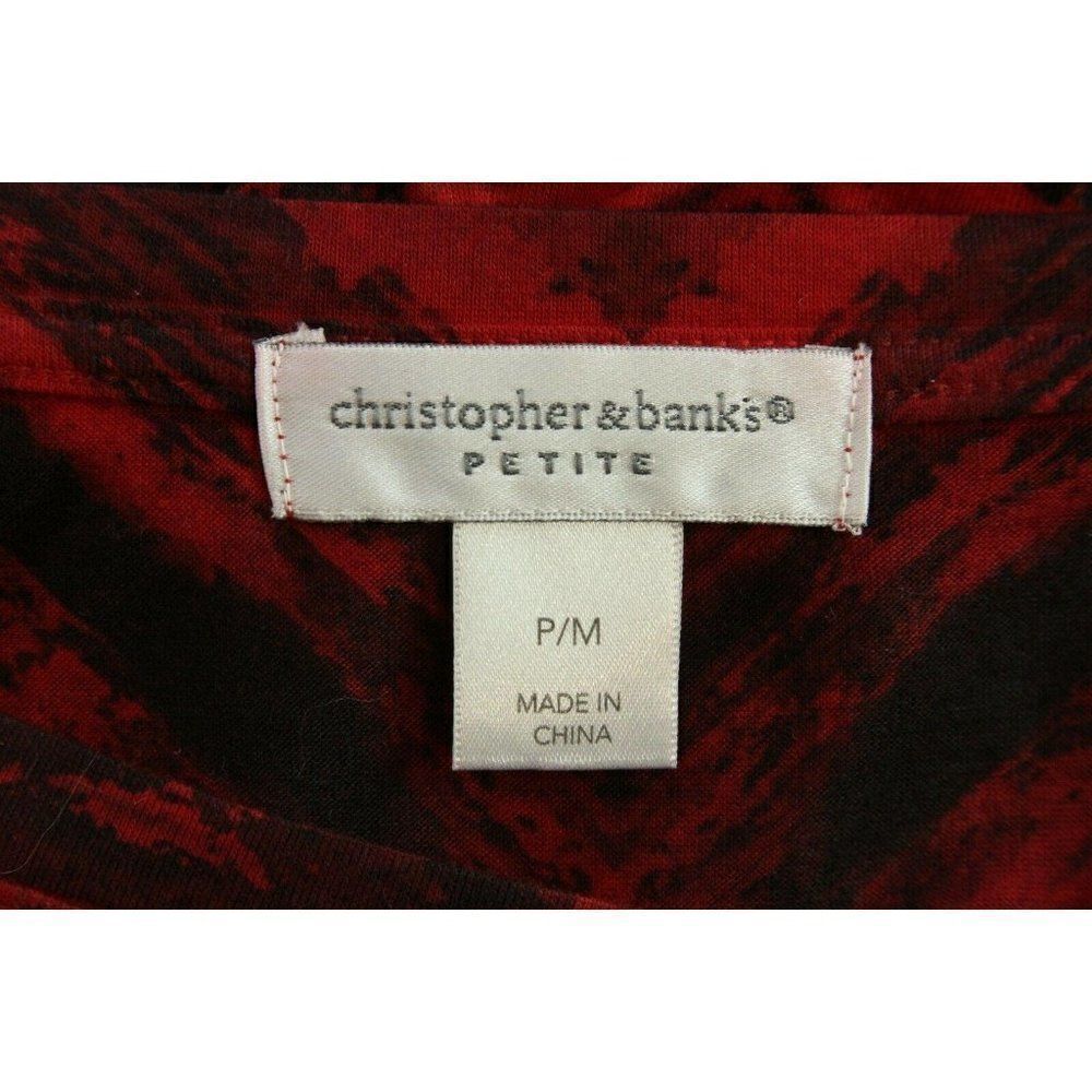 Christopher & Banks V-Neck Ruffle Top - Picture 4 of 6